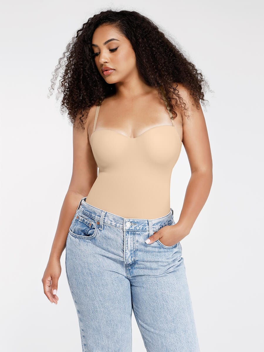 MT240054 — Strapless Underwire Shaping Thong Bodysuit