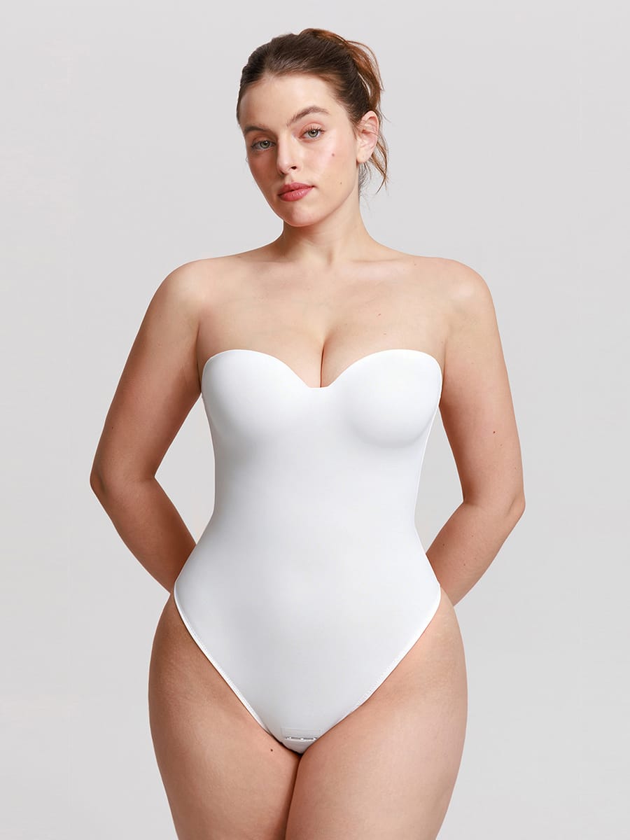 MT240054 — Strapless Underwire Shaping Thong Bodysuit
