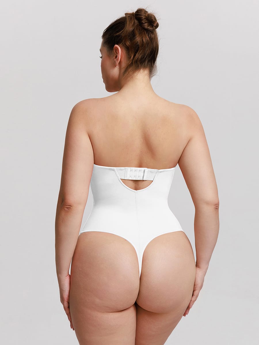 MT240054 — Strapless Underwire Shaping Thong Bodysuit