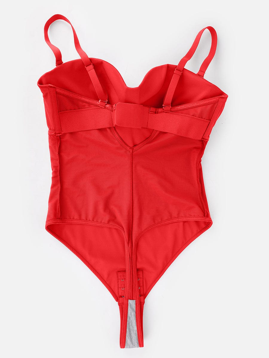 MT240054 — Strapless Underwire Shaping Thong Bodysuit