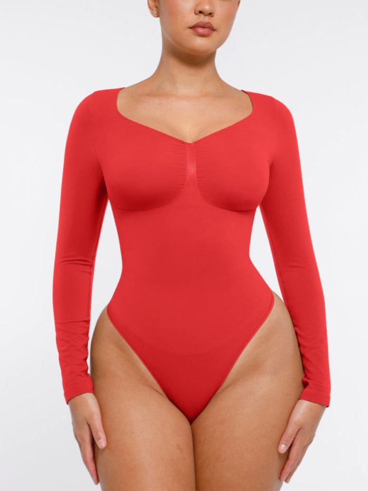 MT240067 — Body string gainant sans coutures à manches longues