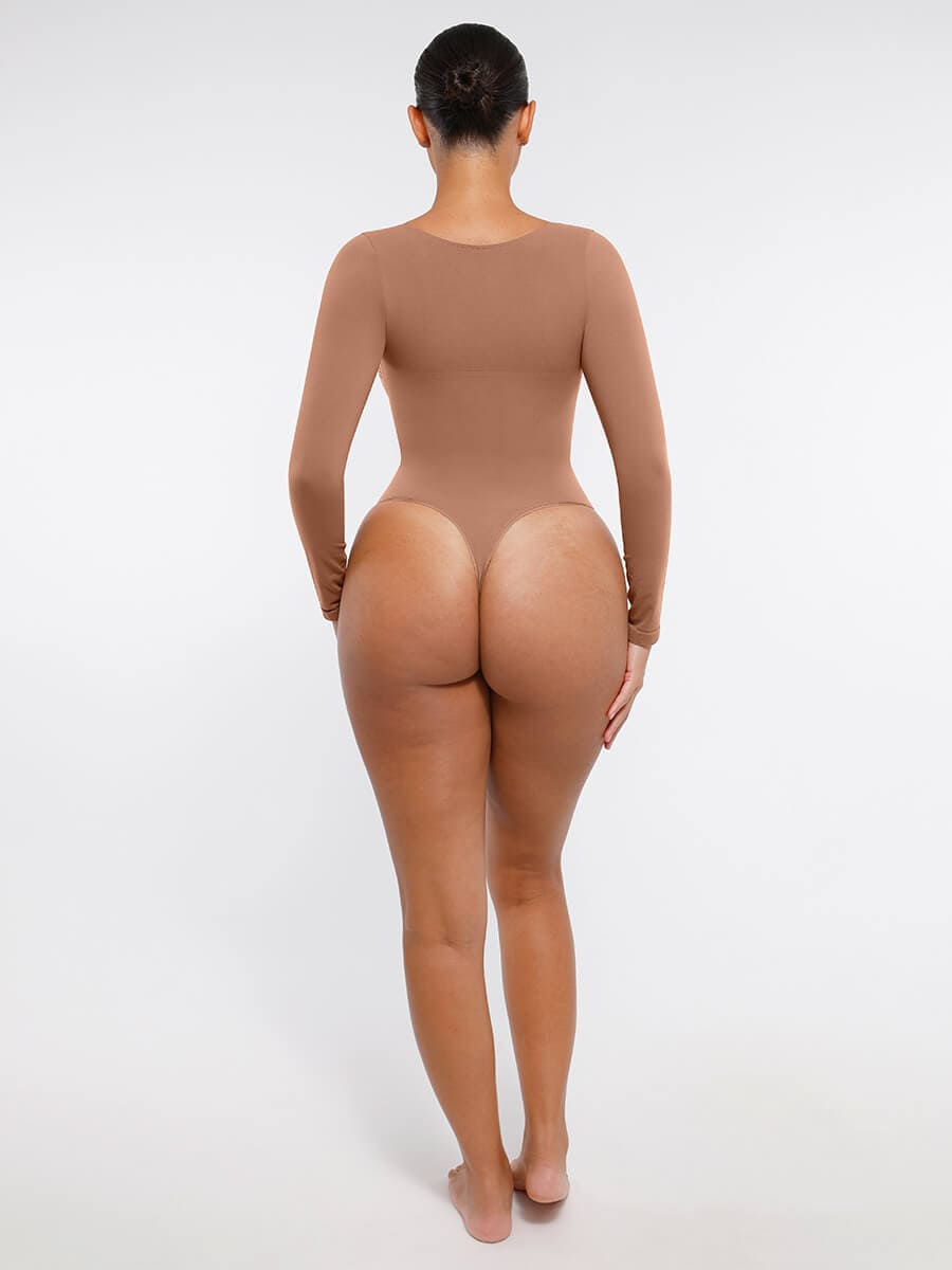 MT240067 — Body string gainant sans coutures à manches longues
