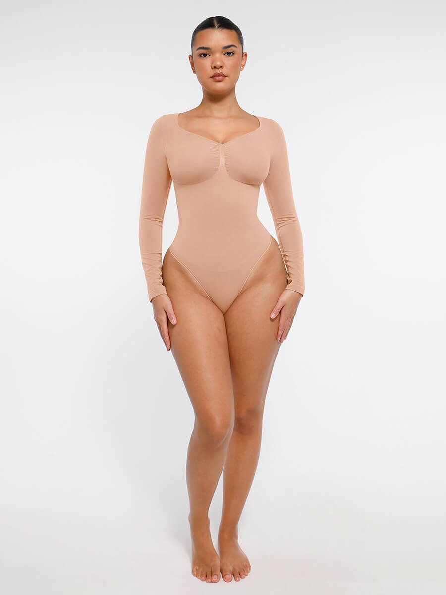 MT240067 — Body string gainant sans coutures à manches longues