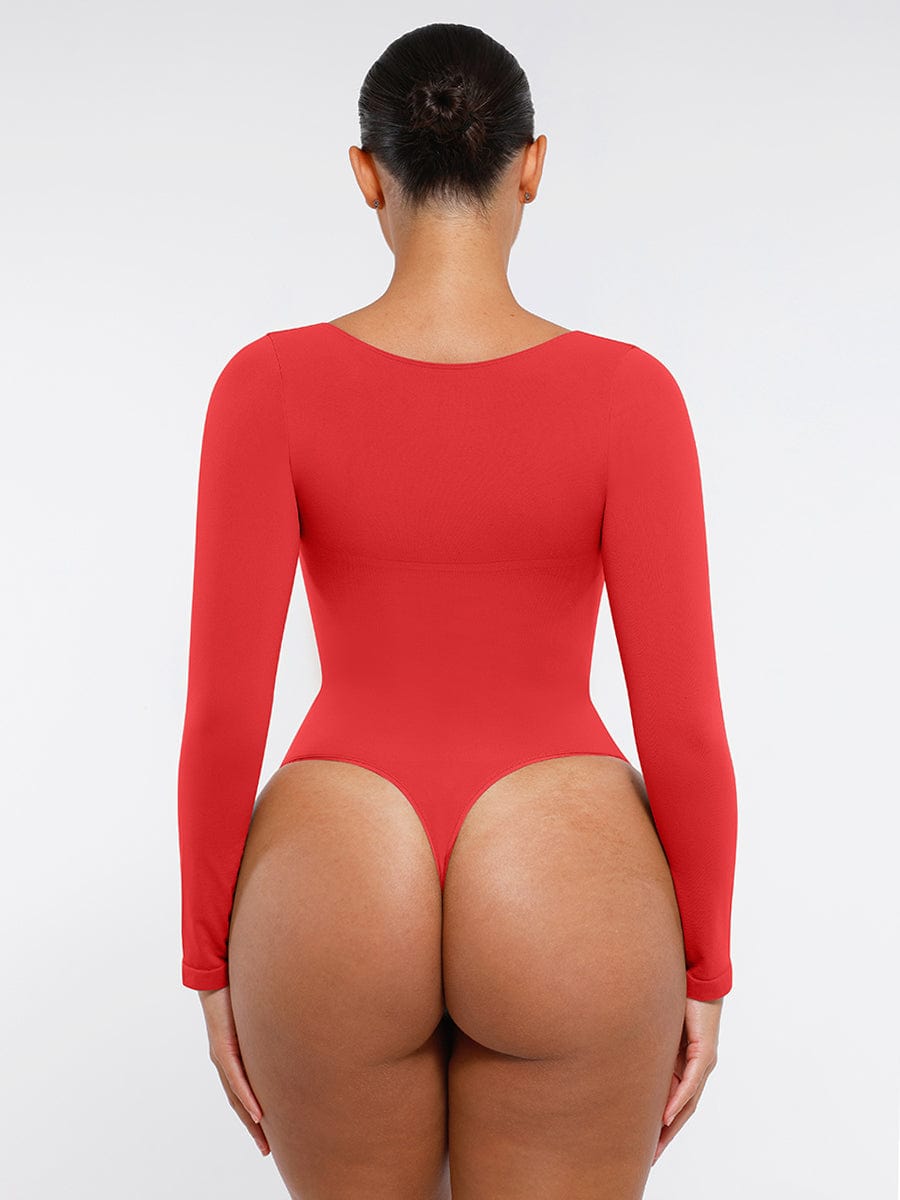 MT240067 — Body string gainant sans coutures à manches longues