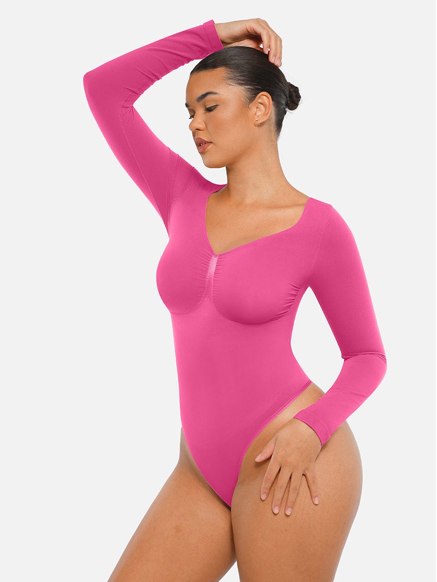 MT240067 — Body string gainant sans coutures à manches longues