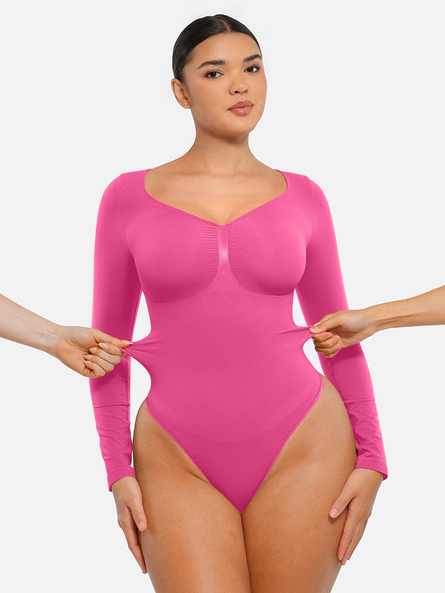 MT240067 — Body string gainant sans coutures à manches longues