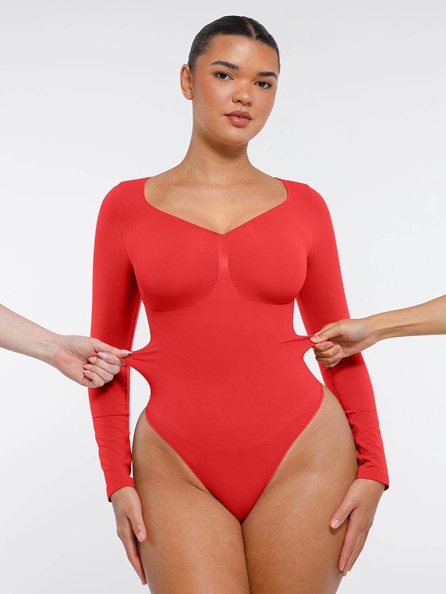 MT240067 — Body string gainant sans coutures à manches longues