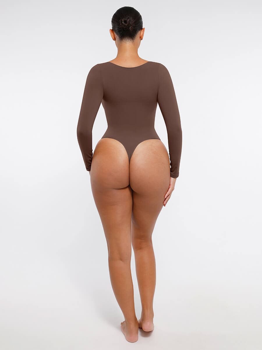 MT240067 — Body string gainant sans coutures à manches longues