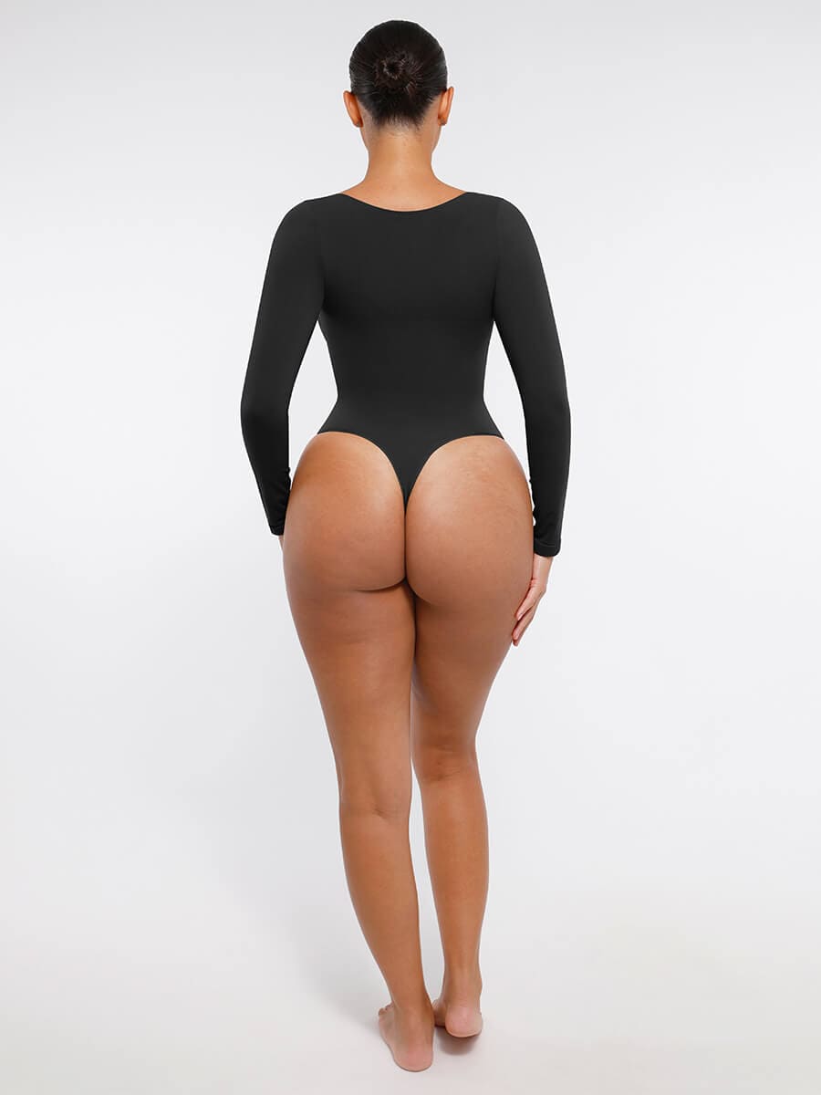 MT240067 — Body string gainant sans coutures à manches longues