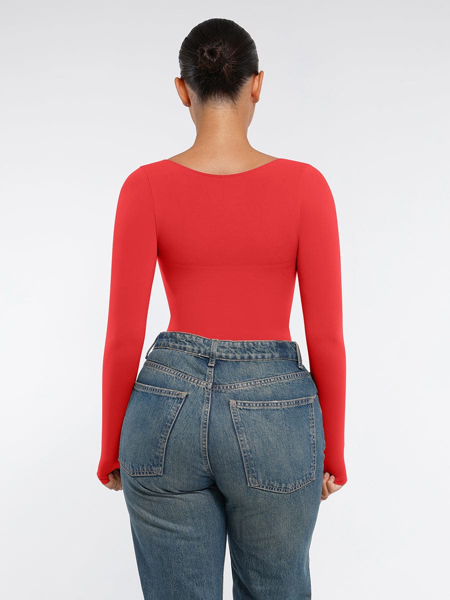 MT240067 — Body string gainant sans coutures à manches longues