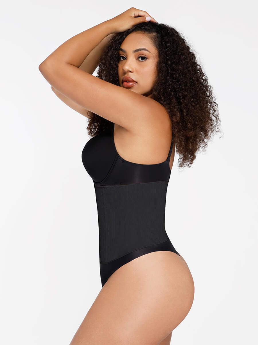 MT240108 — Ceinture gainante sans coutures avec 4 baleines en acier