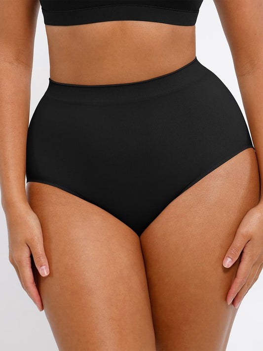 MT240117 — Culotte gainante sans couture à taille mi-haute