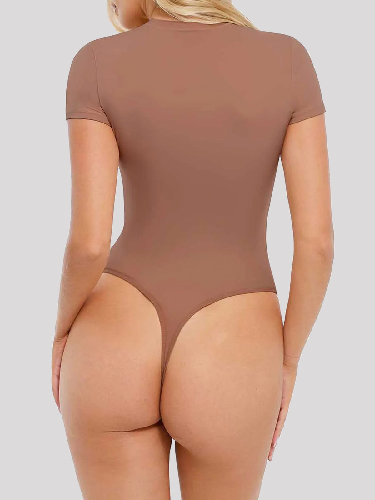 Cloud Soft Short-Sleeve Crew-Neck Shaping Bodysuit
