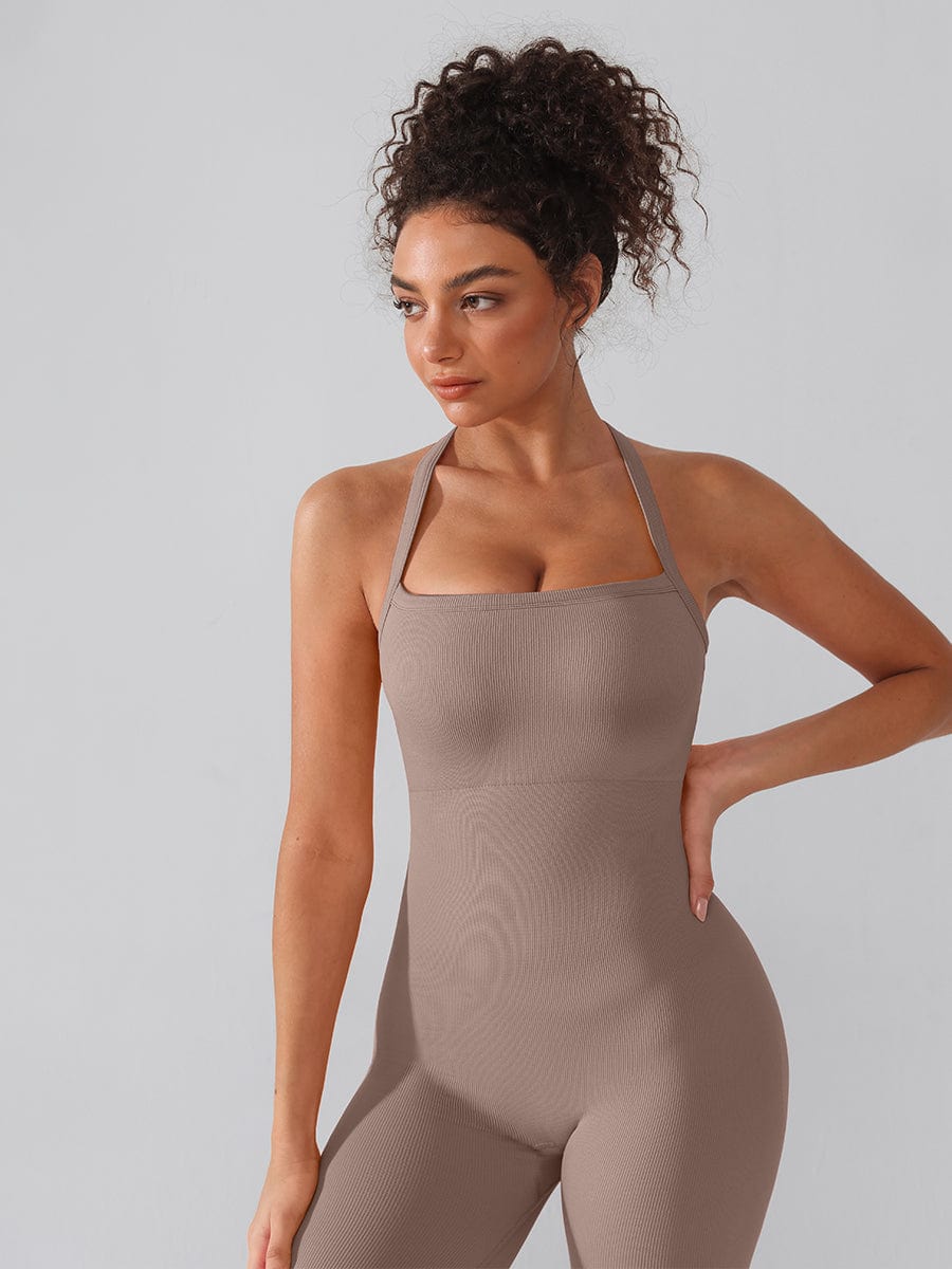 MT250041 — Seamless 2-in-1 Sports Shaping Jumpsuit with Bust Support
