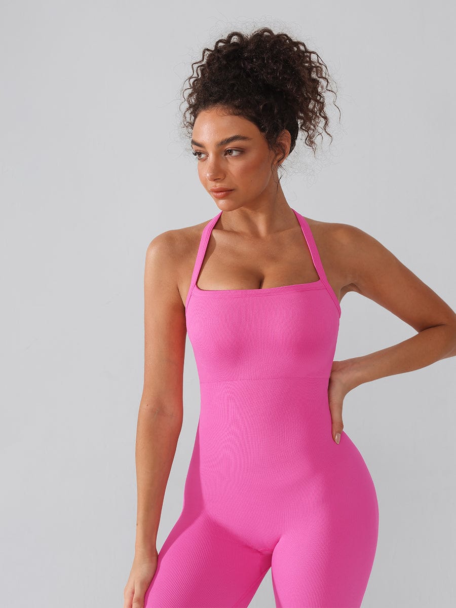 MT250041 — Seamless 2-in-1 Sports Shaping Jumpsuit with Bust Support