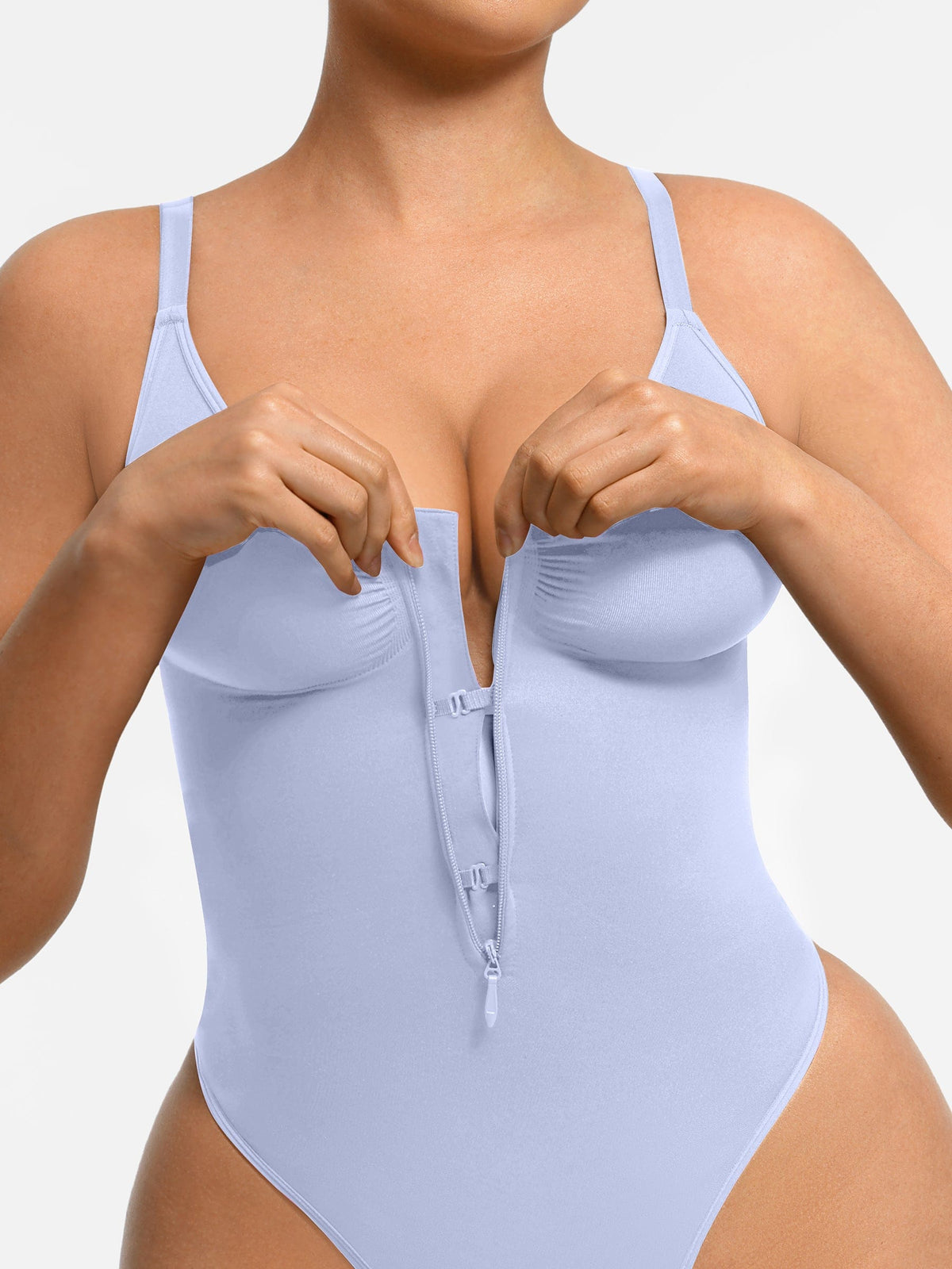 MT250053 — Seamless Plunge Shaping Bodysuit — Upgraded Style