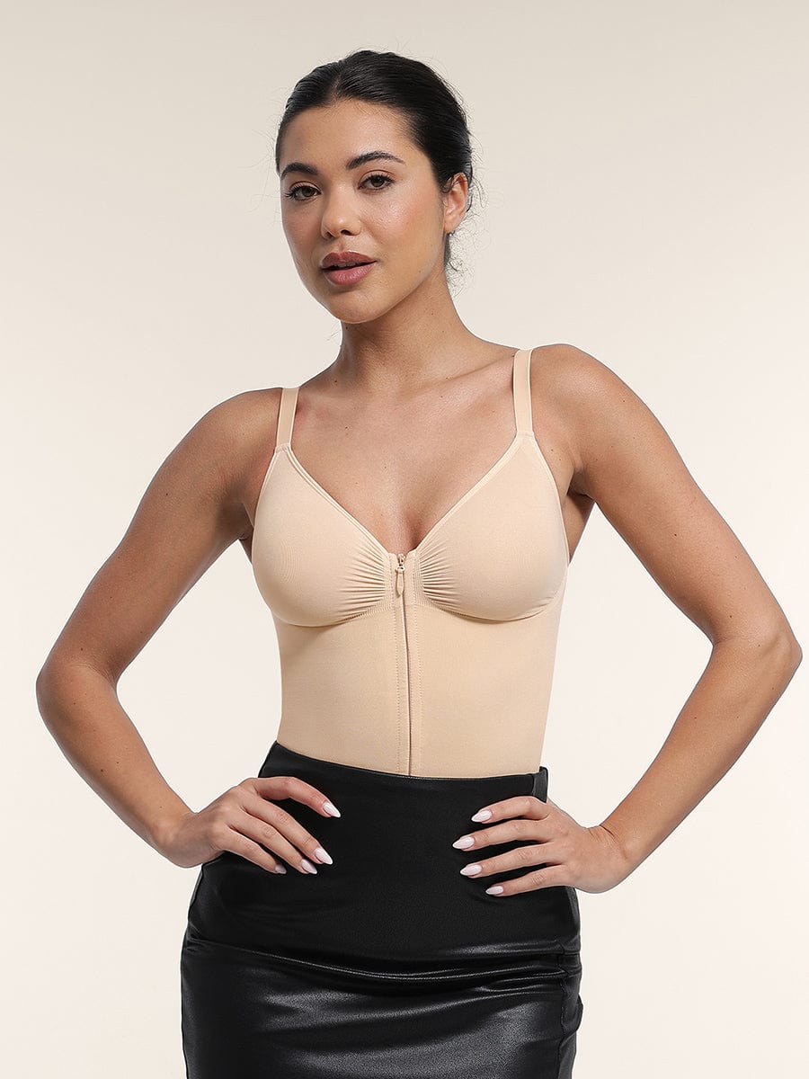 MT250053 — Seamless Plunge Shaping Bodysuit — Upgraded Style