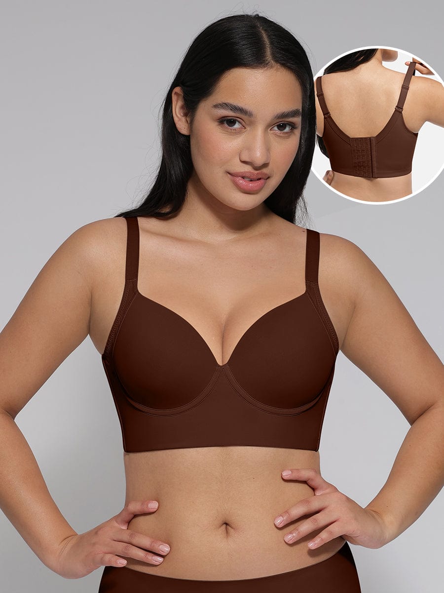 Soutien-gorge sculptant brun à armatures — Gen4
