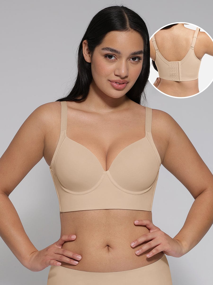 Soutien-gorge sculptant beige à armatures — Gen4