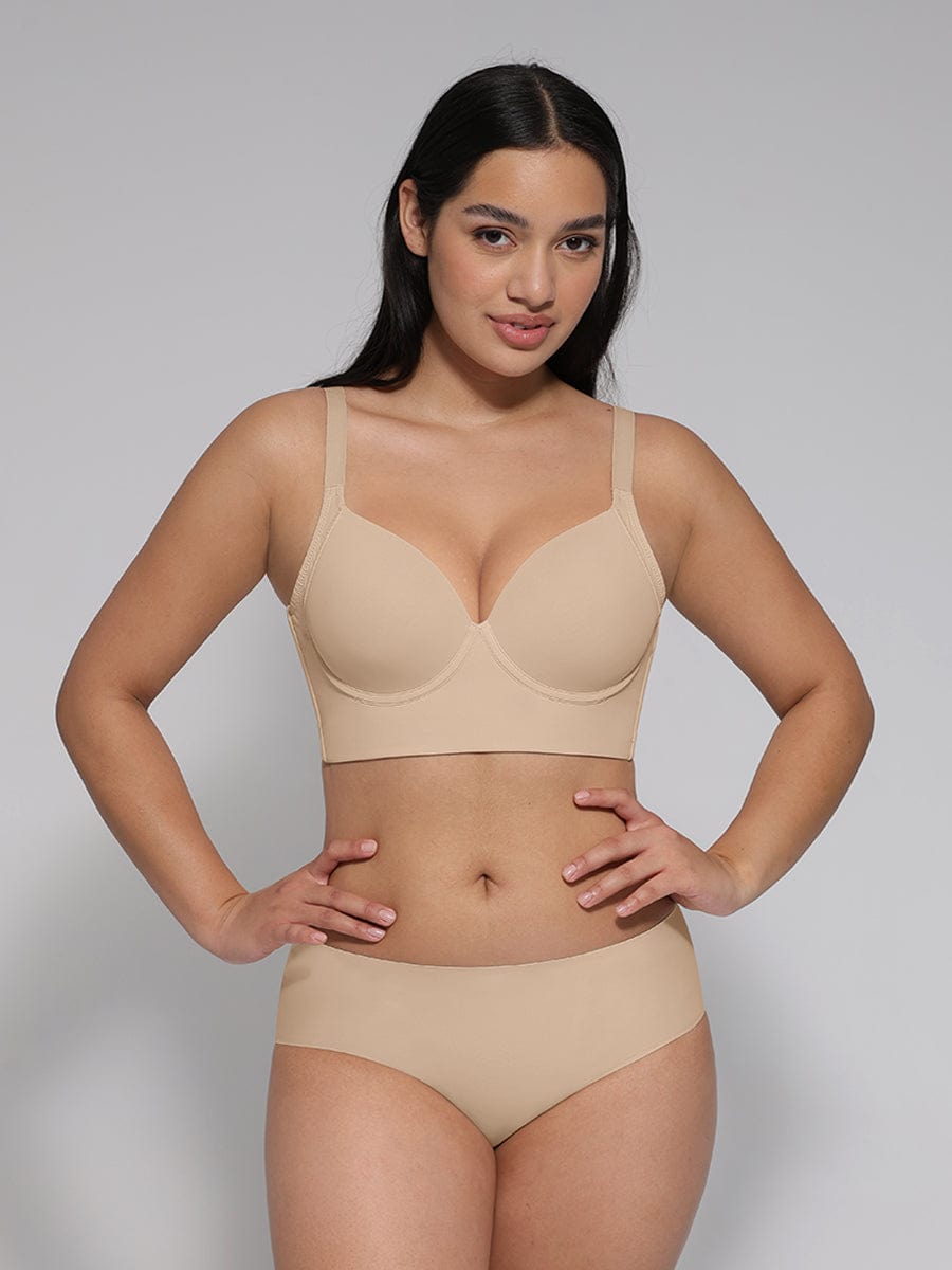 Soutien-gorge sculptant beige à armatures — Gen4