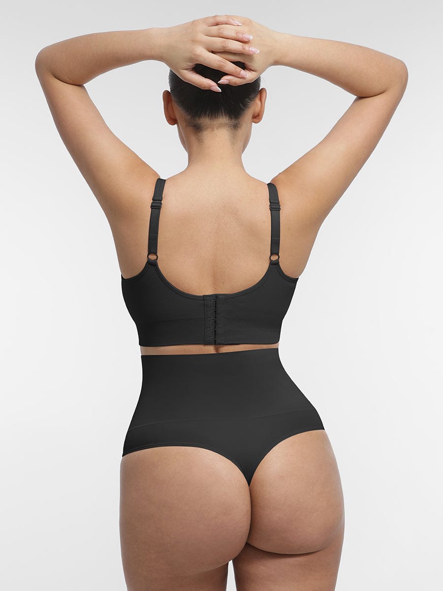 Soutien-gorge gainant à décolleté V et coussinets amovibles