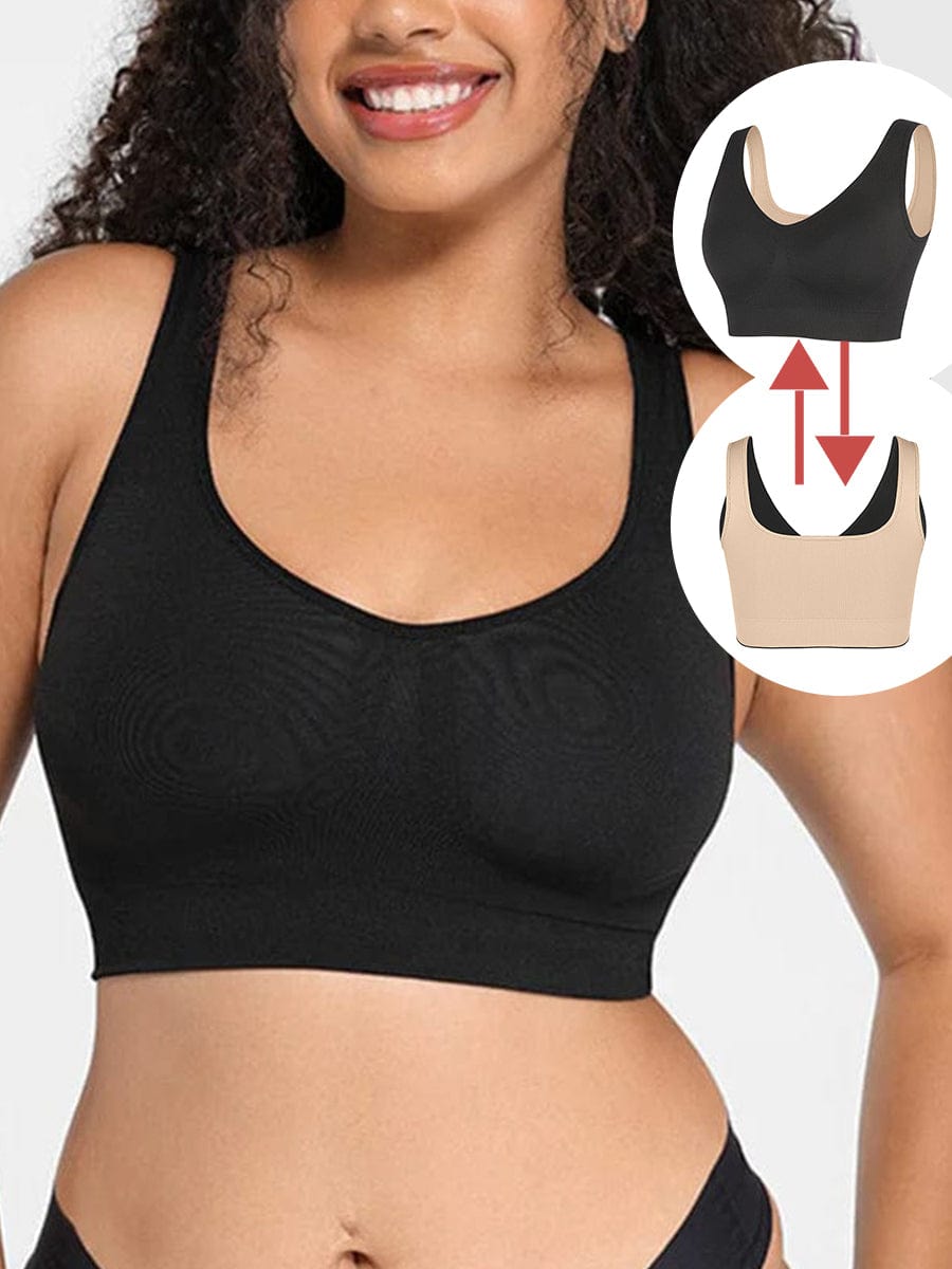 Soutien-gorge réversible sans armatures
