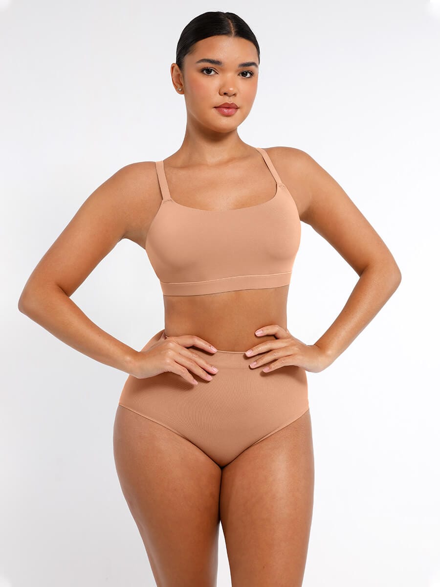 Bralette confort à bretelles réglables
