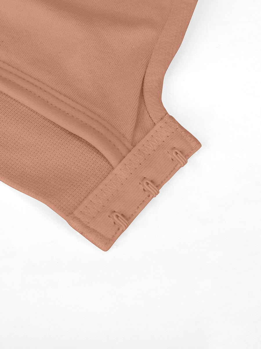 Soutien-gorge gainant sans armatures à bretelles amovibles