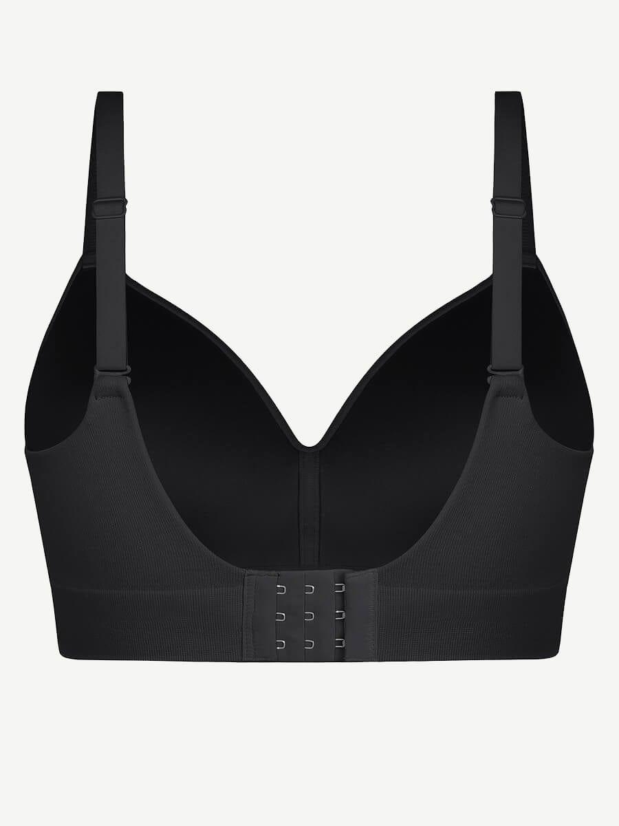 Soutien-gorge gainant sans armatures à bretelles amovibles