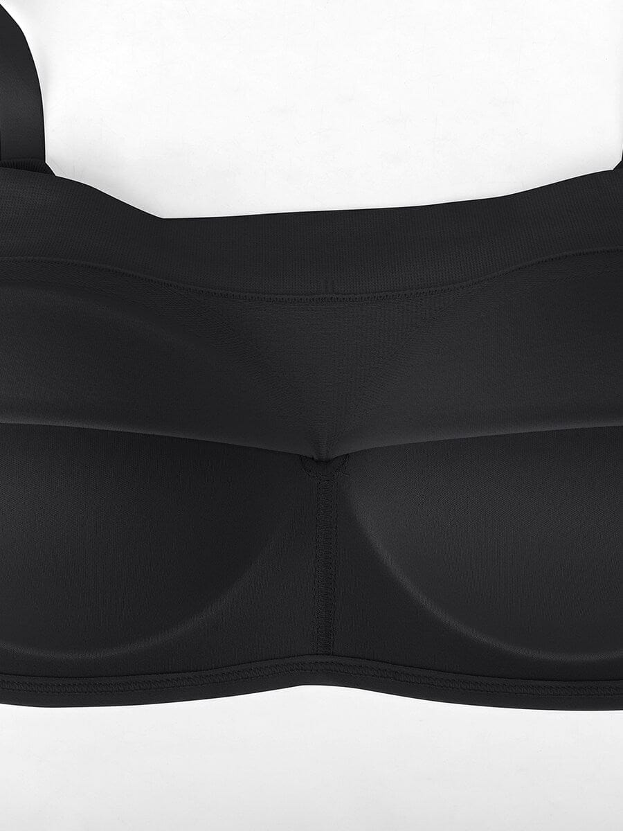 Soutien-gorge gainant sans armatures à bretelles amovibles