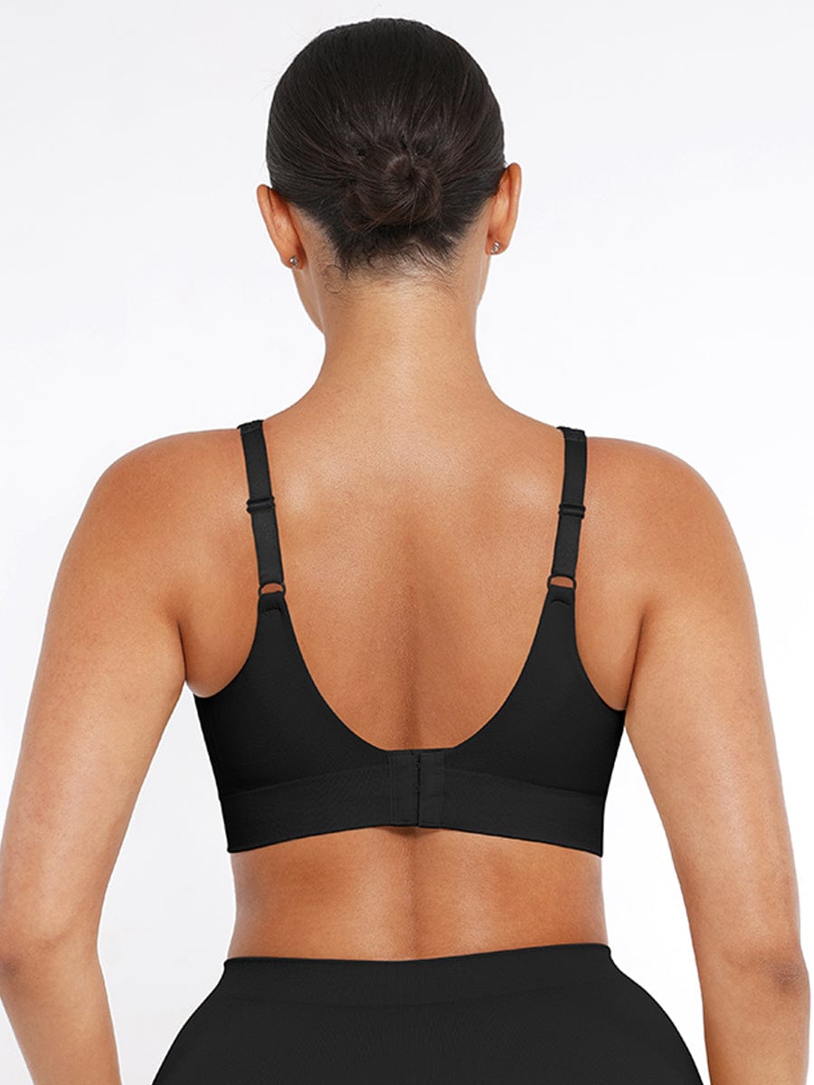 Soutien-gorge gainant sans coutures à bonnets fixes
