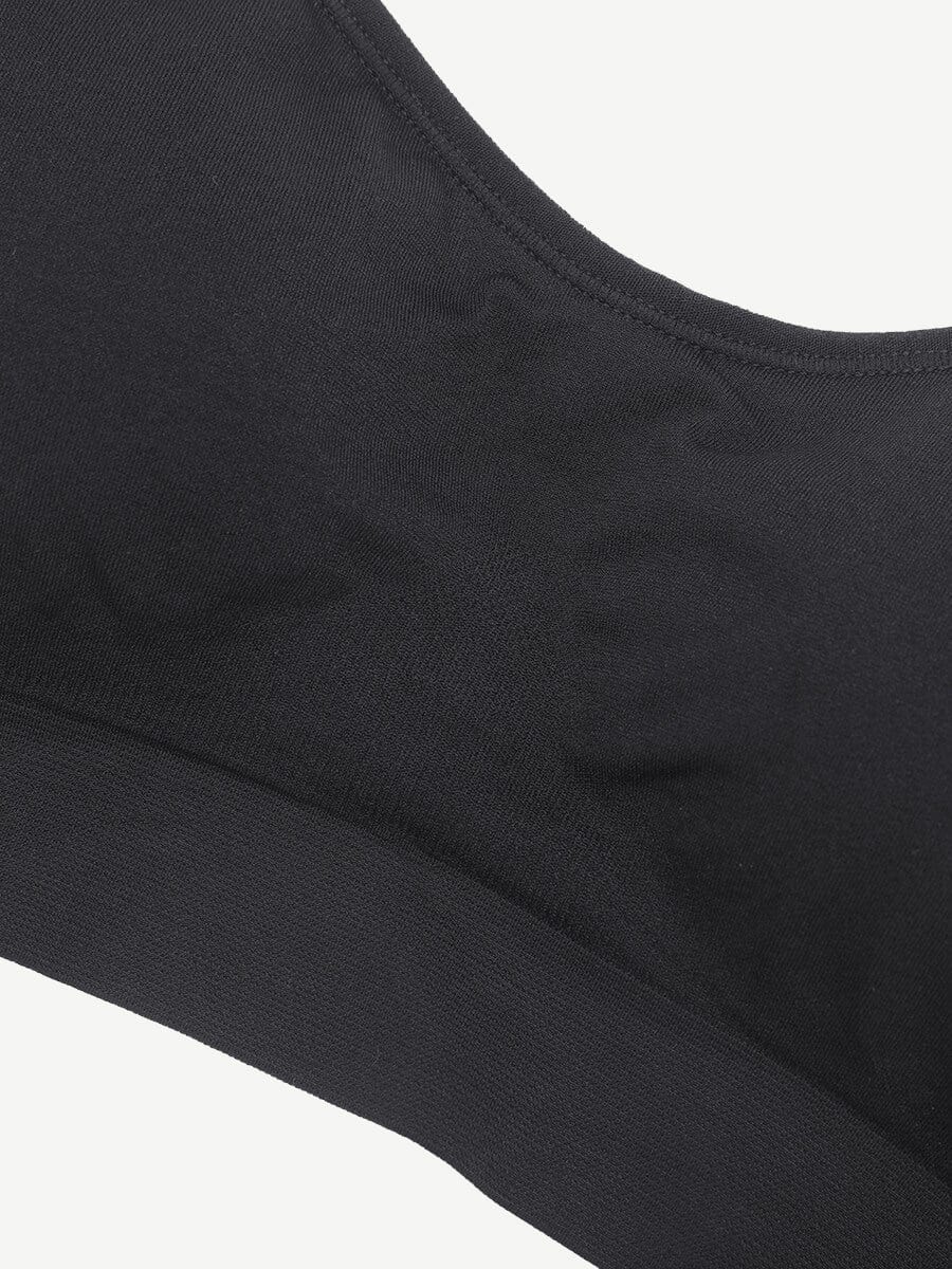 Soutien-gorge gainant sans coutures à bonnets fixes