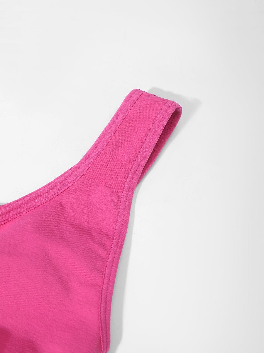 Bralette gainante sans coutures à dos large