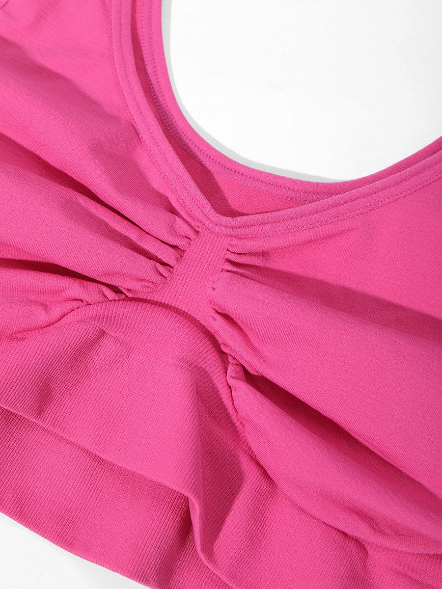 Bralette gainante sans coutures à dos large