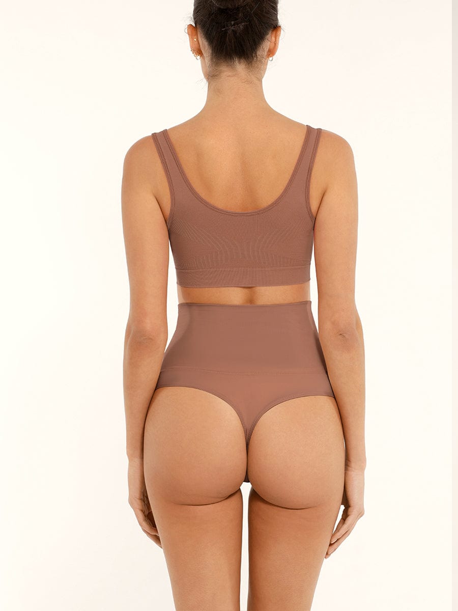 Bralette gainante sans coutures à dos large