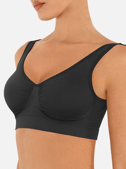 Bralette gainante sans coutures à dos large
