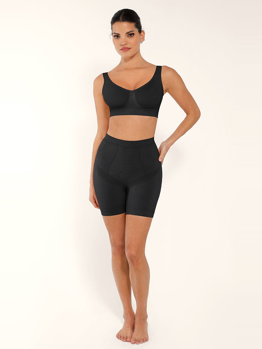 Bralette gainante sans coutures à dos large