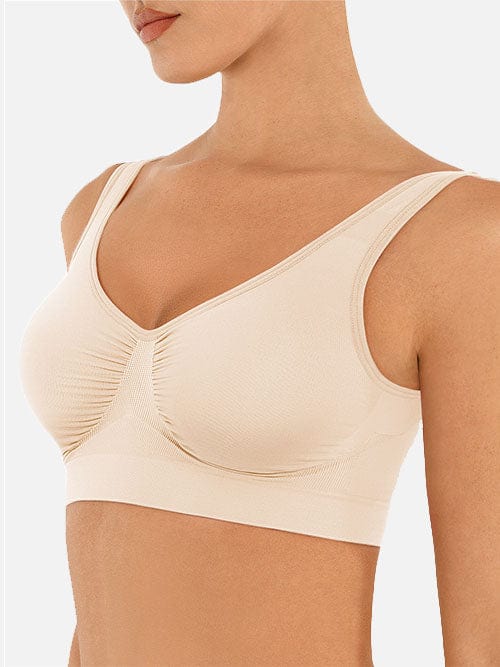 Bralette gainante sans coutures à dos large