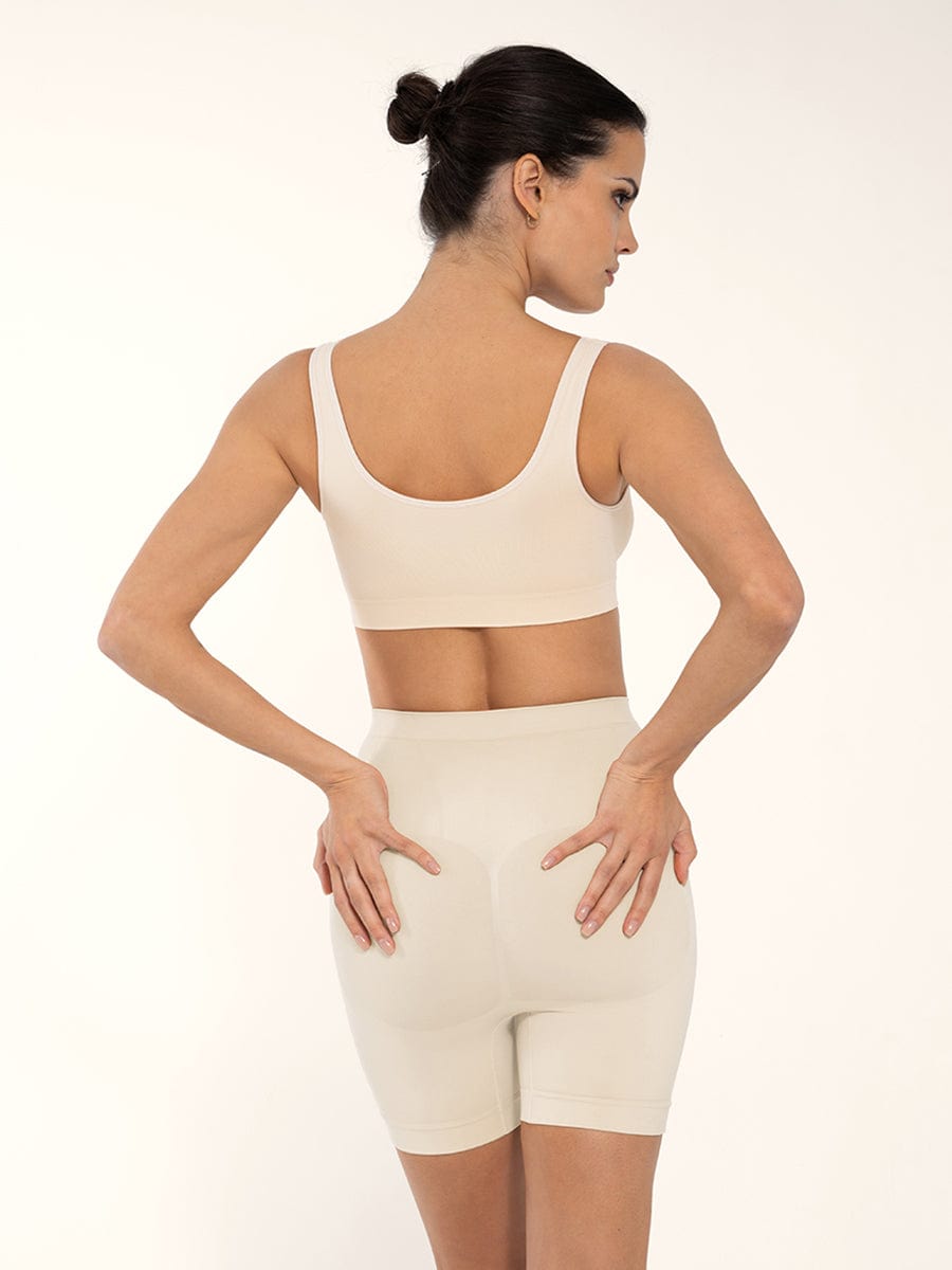 Bralette gainante sans coutures à dos large