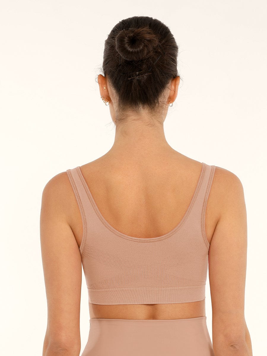 Bralette gainante sans coutures à dos large