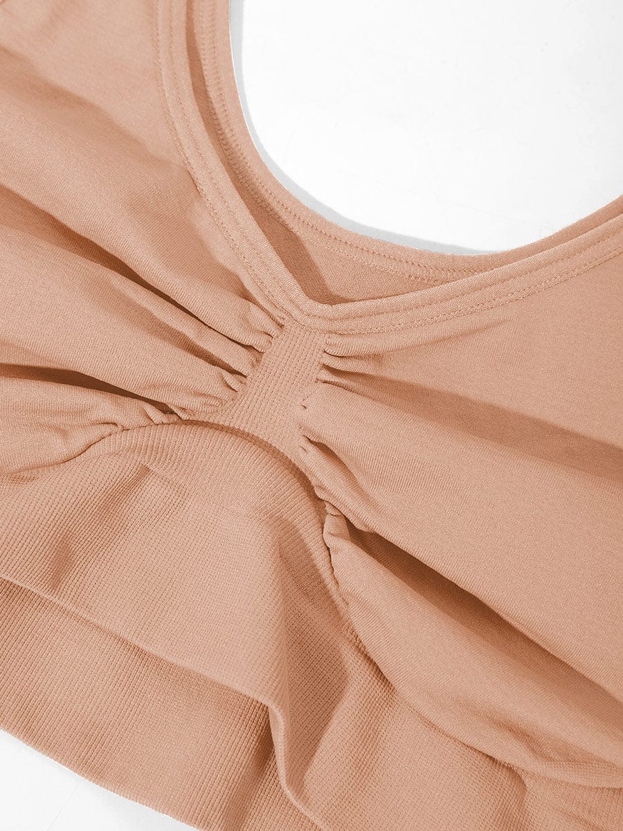 Bralette gainante sans coutures à dos large