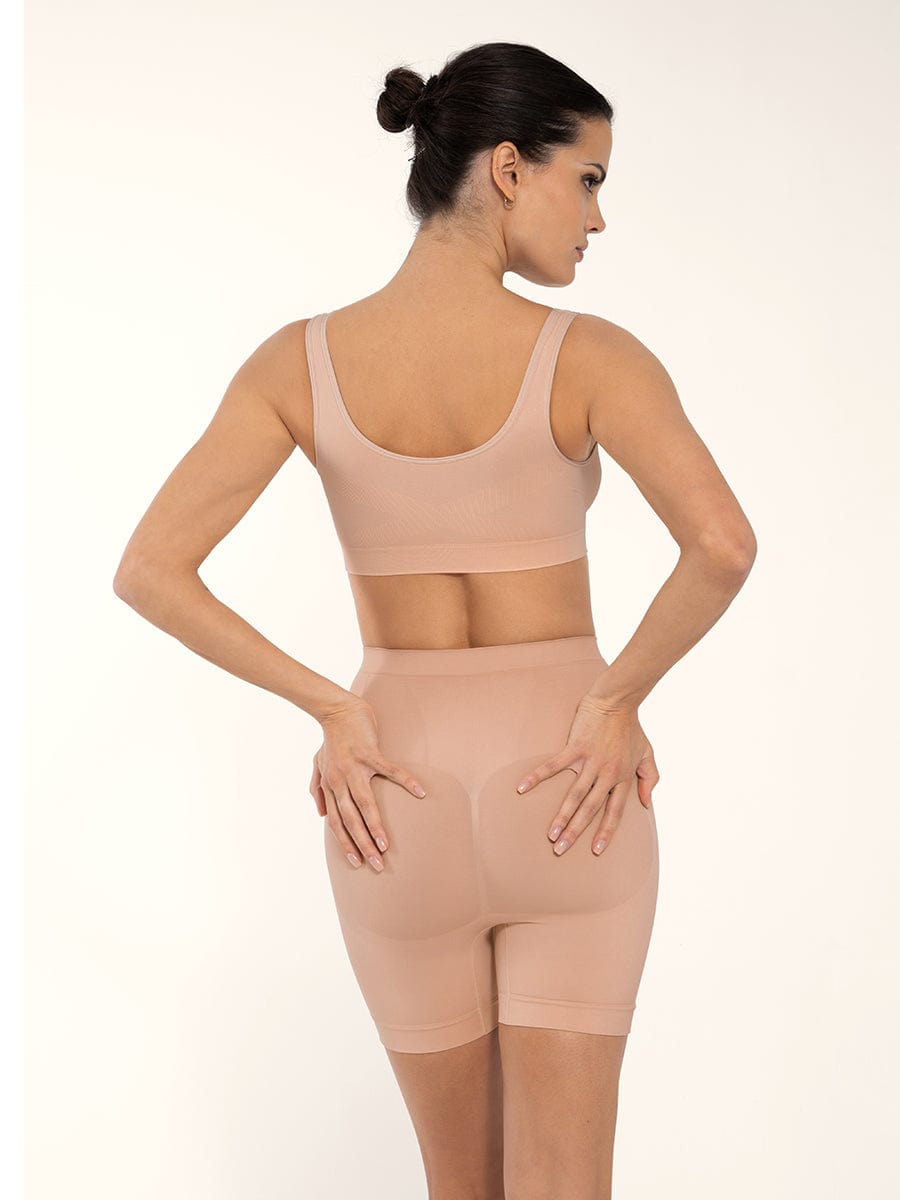 Bralette gainante sans coutures à dos large