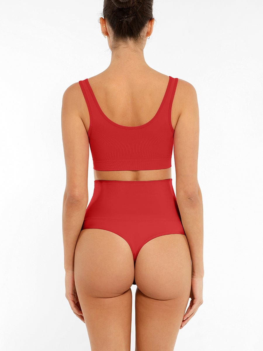 Bralette gainante sans coutures à dos large