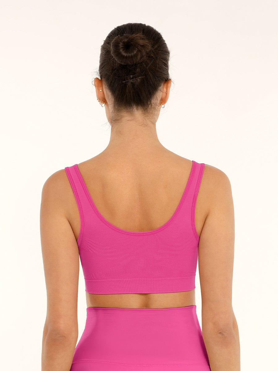 Bralette gainante sans coutures à dos large