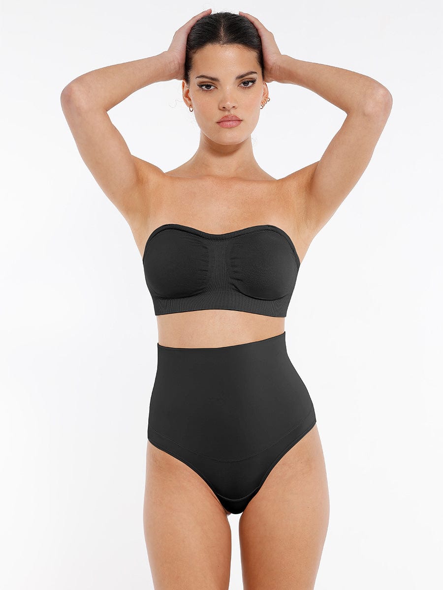 Soutien-gorge bandeau sans armatures à coussinets amovibles