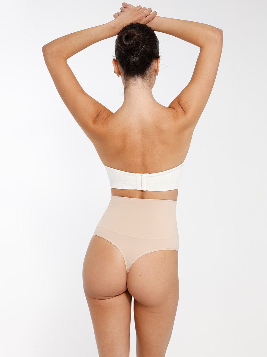 Soutien-gorge bandeau sans armatures à coussinets amovibles