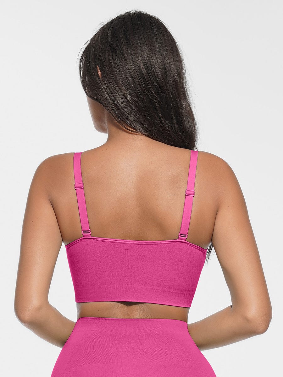 Bralette sans coutures à encolure arrondie