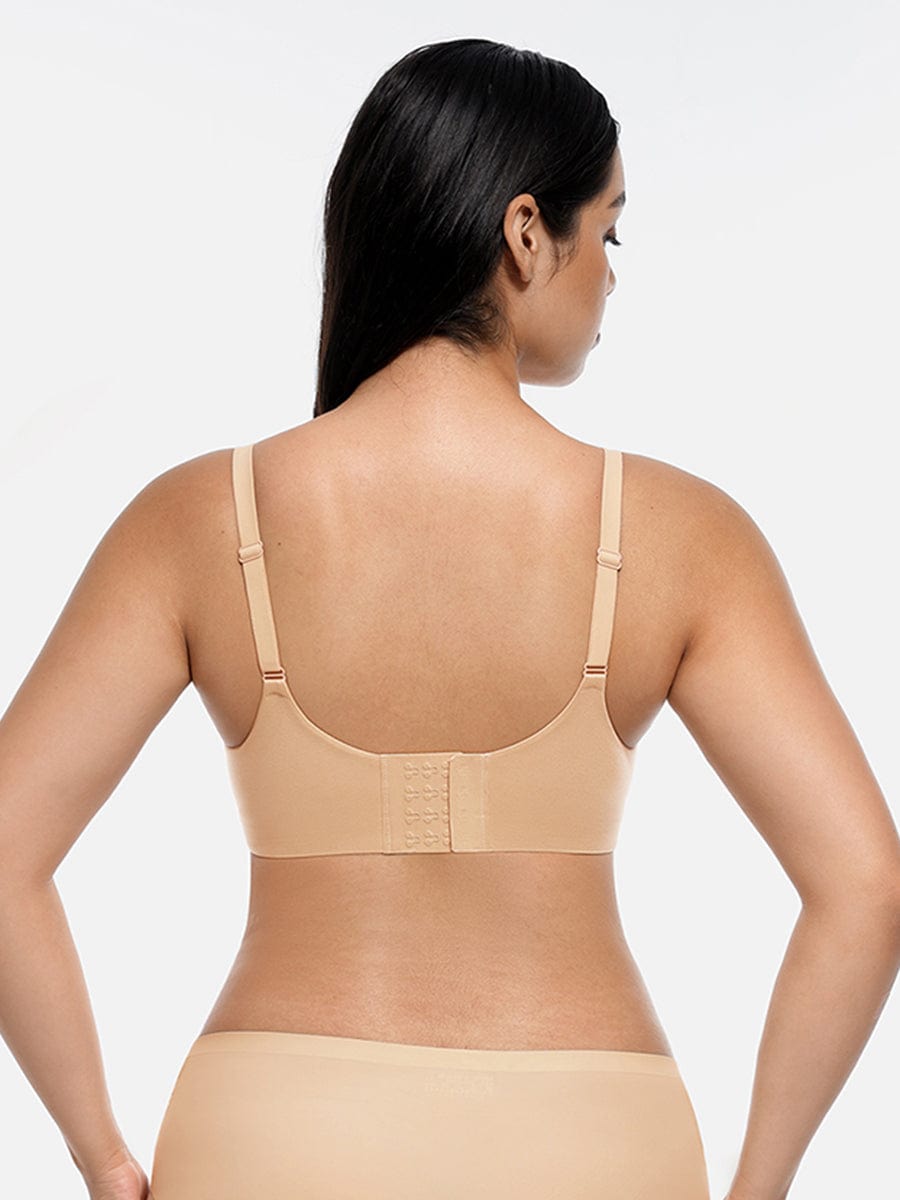 Soutien-gorge push-up demi-bonnet sans armatures