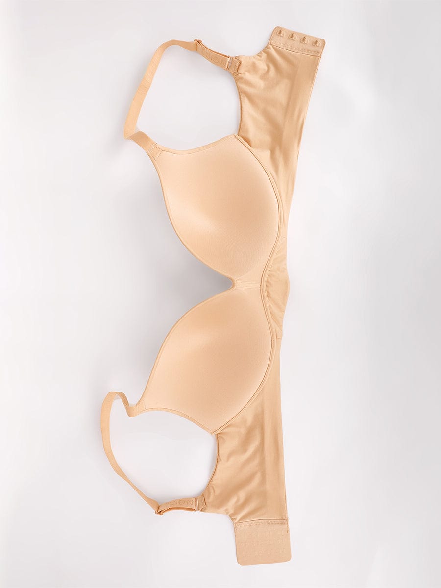 Soutien-gorge push-up demi-bonnet sans armatures