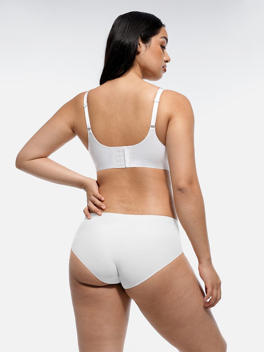 Soutien-gorge push-up demi-bonnet sans armatures